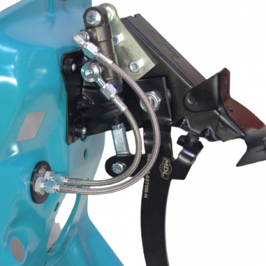 MDL Stealth Series Hydraulic Clutch Master Kit, 69-70 Mustang, Clear Billet Reservoir